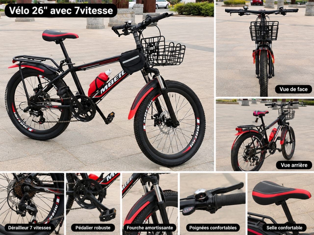 VÉLO 26” – 7 VITESSES