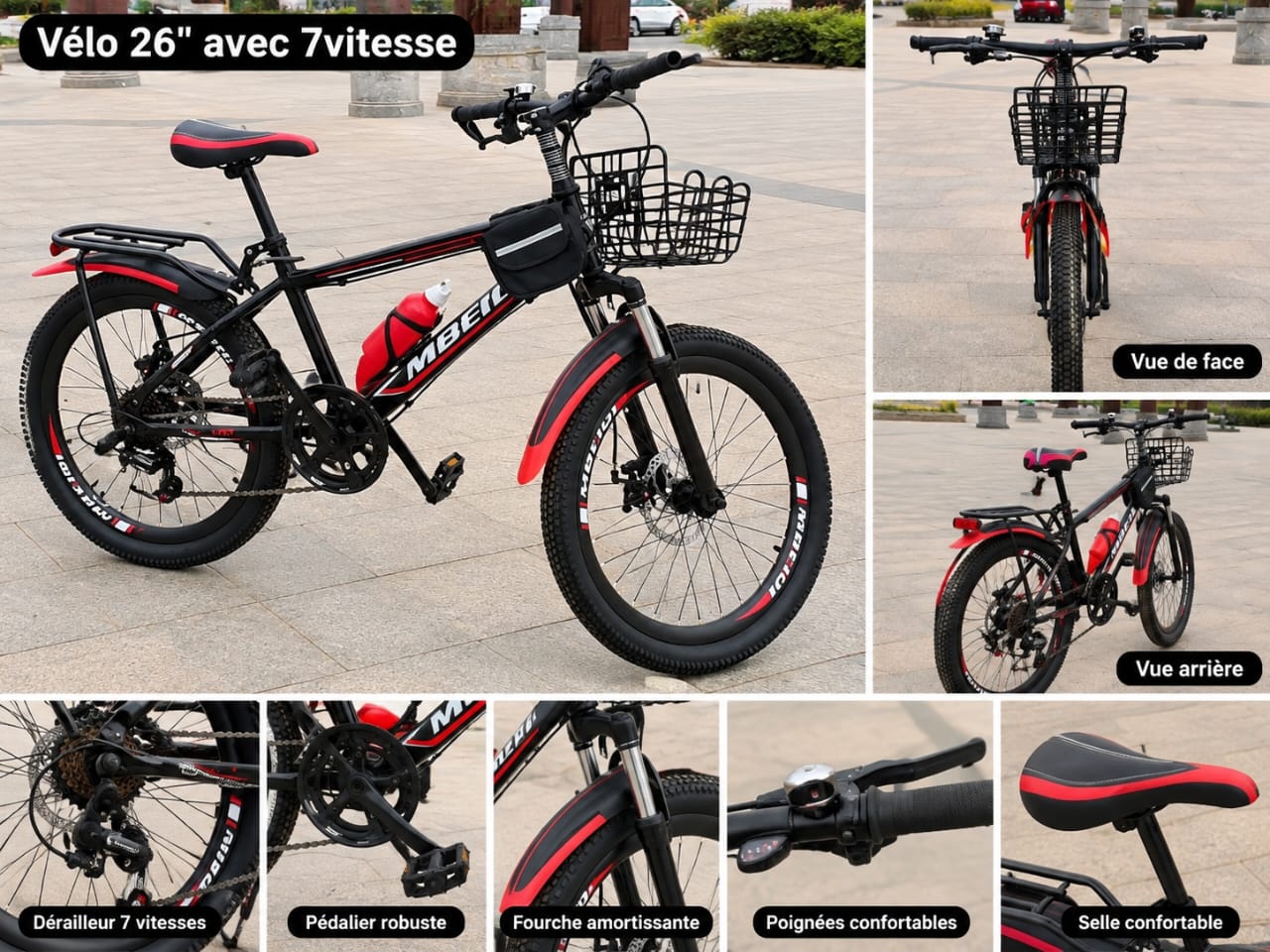 VÉLO 26” – 7 VITESSES